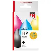 Quantore - Tintenpatronen-Alternative für HP 912XL 3YL84AE hc schwarz