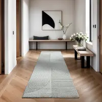 Merinos Teppich "Elio" rechteckig 16 mm Höhe moderner Kurzflor Teppich mit Hoch-Tief-Effekt, 3D Effekt