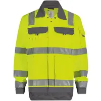 Dassy Warnschutz Arbeitsjacke Dusseldorf PESCO70 Gr. S neongelb/zementgrau