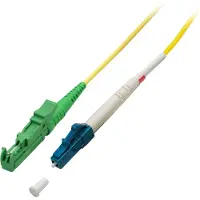 EFB Elektronik EFB O1420.10 Simplex LWL Patchkabel E2000/APC-LC OS2 10m 3,0mm Gelb 9/125μm O142010