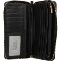 Fossil Geldbörse Liza Zip Around Clutch Black schwarz