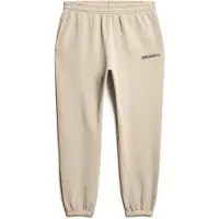 Superdry für Herren. M7011144A Jogginghose mit beigefarbenem Mikrologo-Aufdruck (XL), Lässig, Sportlich, Baumwolle, Multisport