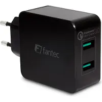 Fantec QC3-A22, Drinnen, AC, Schwarz