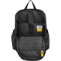 Camel active Terra Backpack M aus recyceltem Nylon 4223 Schwarz