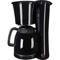Exquisit KA 6502 sw | Filterkaffeemaschine | 10 Tassen | Thermoskanne | Schwarz
