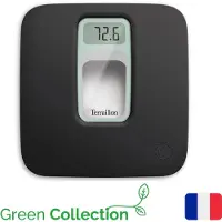 Terraillon 15244, Elektronische Personenwaage, 160 kg, 100 g, Schwarz, kg, Quadratisch