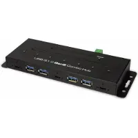 Logilink UA0319, USB 3.2 Gen 2 (3.1 Gen 2) Type-C, USB 3.2 Gen 1 (3.1 Gen 1) Type-A, USB 3.2 Gen 2 (3.1 Gen 2) Type-C, 10000 Mbit/s, Schwarz, 0,6 m, 66 mm
