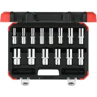Gedore red R61003114 Steckschlüssel-Satz 1/2" 6-kant 10-32mm 14-teilig, 3300008