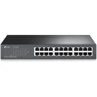 TP-LINK TL-SF1024D, Unmanaged, Fast Ethernet (10/100), Vollduplex, Rack-Einbau, 1U