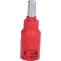Ks Tools 3/8" Isolierte Bit-Stecknuss Innensechskant, 60mm - 118.3868
