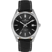 Jacques Lemans 50-3P Herrenuhr Schwarz