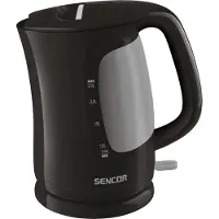Sencor SWK 2511BK, 2,5 l, 2200 W, Schwarz, Kunststoff, Wasserstandsanzeige, Überhitzungsschutz