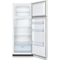 Gorenje RF4142PW4 Doppeltür-Kühl-Gefrierkombination, Gefrierfach oben, 165 L Kühlschrank, 41 L Gefrierschrank, LED-Innenbeleuchtung, Energieklasse E, 143,6 cm x 55 cm, Weiß