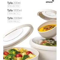 Amuse Tylla Vorratsdosen Set - Frischhaltedosen 3-teilig multicolor