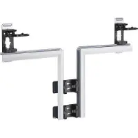 Hager BKIS251308E9016 T-Stück aus Stahlblech zu BKIS 25x130mm Oberteil 80mm vweiß