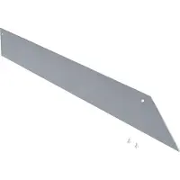 Hager AKE4000701 Endstück einseitig aus Stahlblech zu Aufbodenkanal AK 400x70mm
