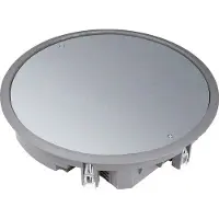 Hager VDR10057011 Verschlussdeckel R10 rund 275mm für 5mm Bodenbelag aus Polyamid eisengrau