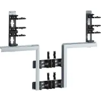 Hager BKIS251308DVERZ T-Stück aus Stahlblech zu BKIS 25x230mm Oberteil 2x80mm verzinkt