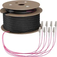 EFB Elektronik Trunkkabel U-DQ ZN BH OM4 8G 1x8 LC-LC 130m Dca LSZH