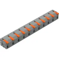 Wago 2601-1511 Leiterplattenklemme,Hebel,1,5 mm2,grau 26011511 - 10 Stück