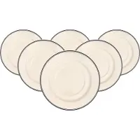 Villeroy & Boch Untertasse "Suppen-Untertassen Design Naif ø 18,7 cm 6er Set bunt", bunt, Speiseteller, Untertasse