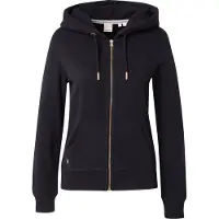 Superdry für Damen. W2012358A Hoodie mit Reißverschluss und Logo Essential schwarz (XS), Lässig, Baumwolle, Nachhaltig