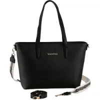 Valentino Damen Schultertasche/ Shopper ZERO RE Schwarz Synthetik recycelt -