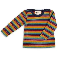 Engel - Baby Pulli L/S Druckknöpfe an den Schultern - Merinoshirt Gr 74/80 multicolour