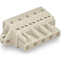 Wago 721-209/031-000 1-Leiter-Federleiste,CAGE CLAMP,2,5 mm2,lichtgrau 721209031000 - 25 Stück