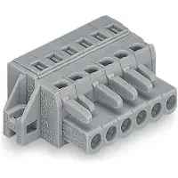 Wago 231-114/031-000 1-Leiter-Federleiste,CAGE CLAMP,2,5 mm2,grau 231114031000 - 25 Stück