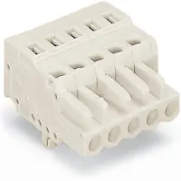 Wago 721-103/008-000 1-Leiter-Federleiste,CAGE CLAMP,2,5 mm2,lichtgrau 721103008000 - 100 Stück