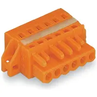 Wago 231-324/027-000 1-Leiter-Federleiste,CAGE CLAMP,2,5 mm2,orange 231324027000 - 10 Stück