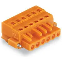 Wago 231-316/107-000 1-Leiter-Federleiste,CAGE CLAMP,2,5 mm2,orange 231316107000 - 25 Stück
