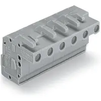 Wago 732-103/026-000 1-Leiter Federleiste, abgewinkelt,CAGE CLAMP,2,5 mm2,grau 732103026000 - 100 Stück
