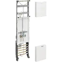 Hager ZH33Q7N Komplettfeld, univers Z, 1050mm, 1 Zählerplatz, 3-Punkt, 1--feld