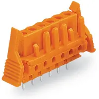 Wago 232-169/039-000 THT-Federleiste,gerade,Rastermaß 5,08 mm,orange 232169039000 - 25 Stück