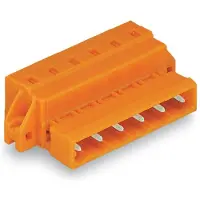 Wago 731-640/019-000 1-Leiter-Stiftleiste,CAGE CLAMP,2,5 mm2,orange 731640019000 - 25 Stück
