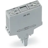 Wago 286-805 Bauteilmodul mit Diode,mit 5 Stück,Diode 1N4007,grau 286805