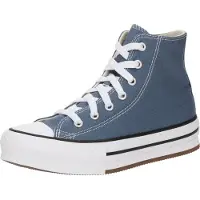Converse Sneaker "CHUCK TAYLOR ALL STAR EVA LIFT PLATFORM", Jungen, Gr. 35, weiß (lakeside blau, weiß, schwarz), Textil, Schuhe Sneaker