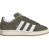 Adidas 1100000002199 ORIGINALS "CAMPUS 00S", Herren, Gr. 37, grün (olive strata, cloud weiß, sanftes weiß), Leder, Schuhe 1100000002199
