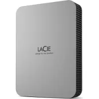 LaCie Mobile Drive (2022), 4 TB, 2.5", 3.2 Gen 1 (3.1 Gen 1), Silber