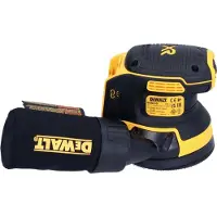DeWalt DCW 210 N Akku Exzenterschleifer 18 V 125 mm Brushless Solo + 4x Toolbrothers TURTLE Schleifscheiben Set