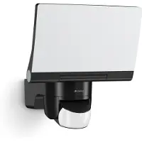 Steinel Smart Sensor-Außenstrahler XLED Home 2 SC schwarz, schwarz, Kunststoff, Modern, Smart Home Wandleuchte außen