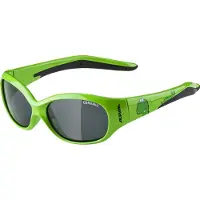 Alpina sport Flexxy Kids, Multisportbrille, Junge/Mädchen, Vollrand, Grün, Kunststoff, Keramik