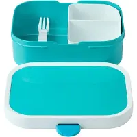 Mepal Lunchbox "Brotdosen mit Einsatz Campus 700 ml 2er Set", blau (türkis, türkis), ABS-Kunststoff, Lebensmittelaufbewahrungsbehälter, Lunchbox