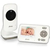 Alecto DVM71 Video-Babyphone 2,4 Zoll Farbdisplay Nachtsicht Gegensprechen 300 m