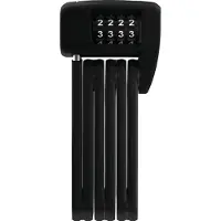 ABUS Faltschloss "Bordo Lite Mini 6055C", (Set, 2 tlg., mit Halterung)