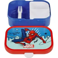 Mepal Lunchbox "Lunchset Campus 400 ml + 700 ml 2er Set", bunt (spiderman), ABS-Kunststoff, Lebensmittelaufbewahrungsbehälter, Lunchbox