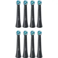Oral-B Austauschbare Zahnbürstenköpfe | iO UltimateClean | Köpfe | Für Erwachsene | Anzahl der enthaltenen Bürstenköpfe 8 | Schwarz