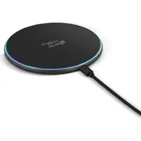 Prio Fast Charge Wireless Charger 15W (USB-C) - Schwarz